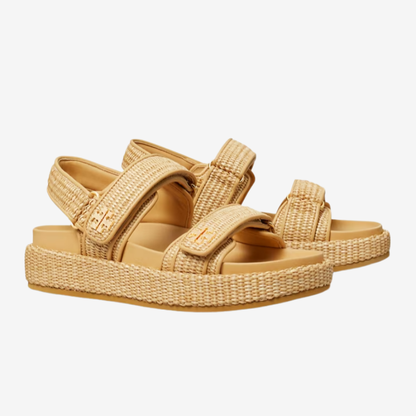 Tory Burch - Kira Sport Sandal Natural/Raffia – Joe Brand Store
