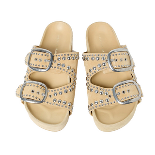 Loeffler Randall - Jack Saffron Suede Studded Sandal