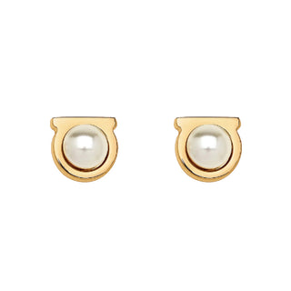 Ferragamo - Gancini pearls earrings