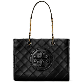 Tory Burch - Fleming Soft Chain Tote Black Handbag