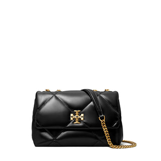 Tory Burch - Kira Diamond Quilt Small Convertible Shoulder Bag Black