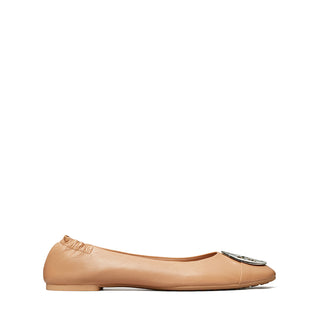Tory Burch - Claire Cap-toe Ballet Lightsand/Gold