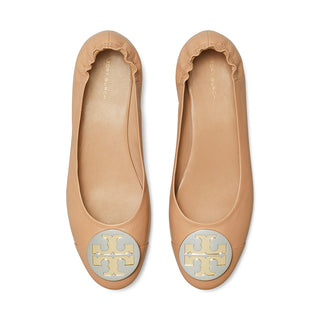 Tory Burch - Claire Cap-toe Ballet Lightsand/Gold