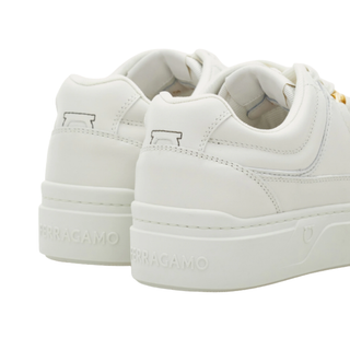 Salvatore Ferragamo - Gancini sneaker in white