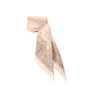 Zimmermann - Printed Silk Square 70 Cream Paisley