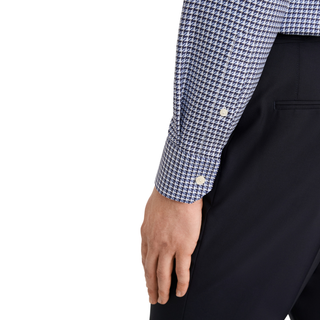 Eton - Checked King Twill Shirt in Blue