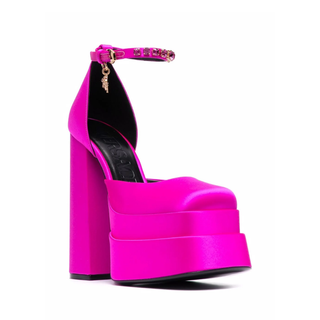 Versace - Medusa Aevitas Platform Pumps  in Hot Pink