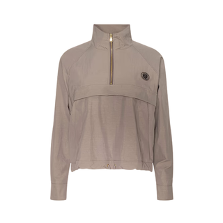 L'Agence - Vex Cropped Windbreaker in Light Cardamom