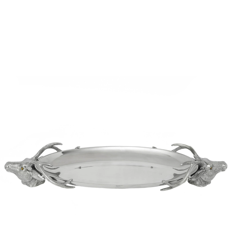Arthur Court - Centerpiece Tray - Deer Head