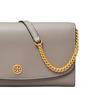 Tory Burch - Robinson Chain Wallet Grayheron