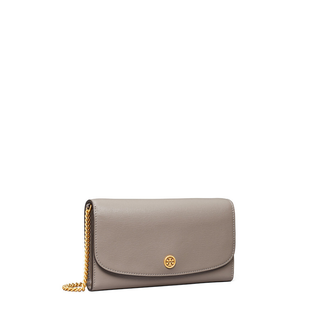 Tory Burch - Robinson Chain Wallet Grayheron