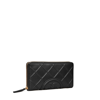 Tory Burch - Fleming Soft Zip Continental Wallet Black