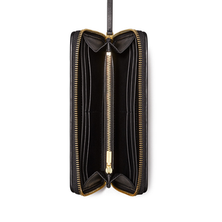 Tory Burch - Fleming Soft Zip Continental Wallet Black
