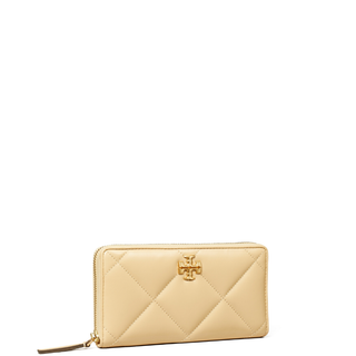 Tory Burch - Kira Diamond Quilt Zip Continental Wallet Vanilla/Softserve