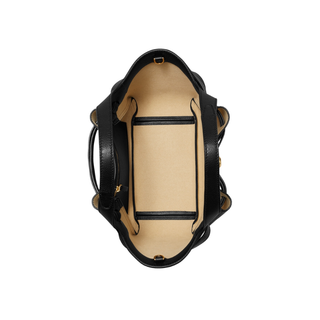 Tory Burch - Romy Pebbled Satchel Black Handbag