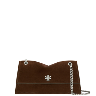 Tory Burch - Turnlock Suede Shoulder Bag Darkcocoa