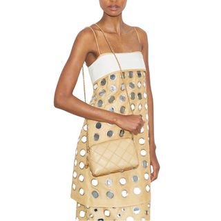 Tory Burch - Fleming Small Crossbody Bag in Vanilla Soft Serve