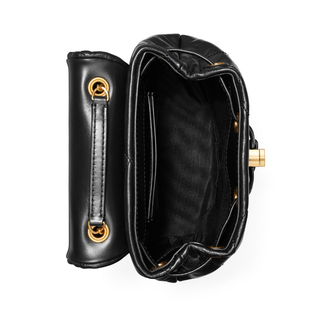 Tory Burch - Kira Diamond Quilt Mini Backpack Black