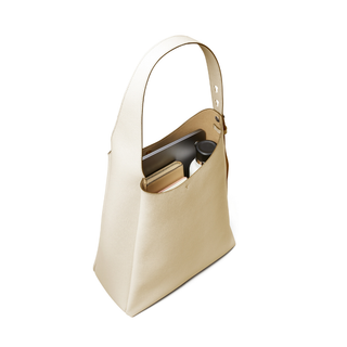 Tory Burch - Romy Hobo Bag in Light Cream