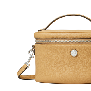 Tory Burch - Soft Pebbled Vanity Case in Biscotti