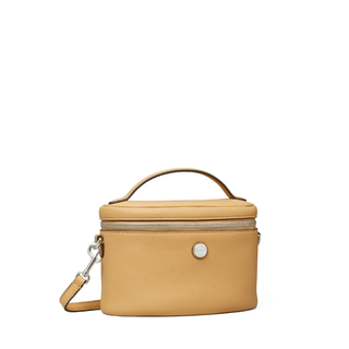 Tory Burch - Soft Pebbled Vanity Case in Biscotti