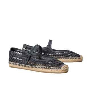 Tory Burch - Open Weave Mary Jane Espadrille in Bluestone