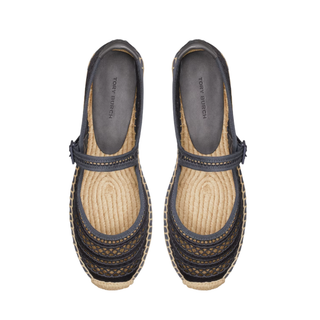 Tory Burch - Open Weave Mary Jane Espadrille in Bluestone