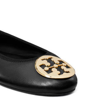 Tory Burch - Reva Travel Ballet Perfectblack/Gold (Women)