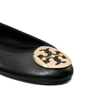 Tory Burch - Reva Travel Ballet Perfectblack/Gold (Women)