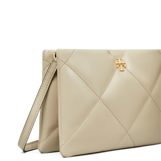 Tory Burch - Kira Diamond Quilt Crossbody Bag Light/Stone