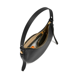 Tory Burch - Romy Half Moon Bag in Black