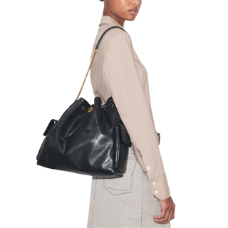 Tory Burch - Large Charlie Quilted Drawstring Shoulder Bag