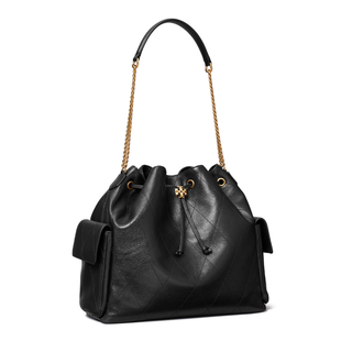 Tory Burch - Large Charlie Quilted Drawstring Shoulder Bag