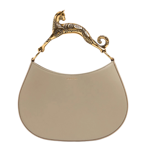 Lanvin - Hobo Cat Leather Bag Taupe – Joe Brand Store