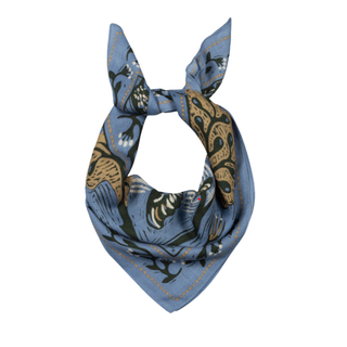 Nature Walk 21" Bandana in Denim Blue