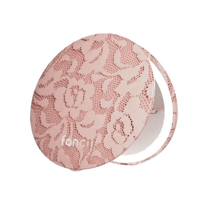 Taylor LED Compact Mirror in Mocha Lace