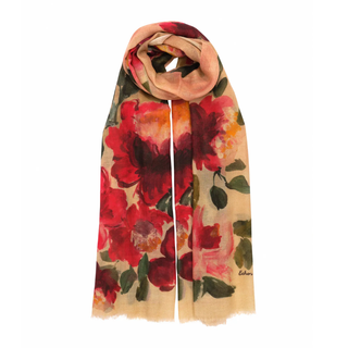 Artists Floral Wrap in Pebble