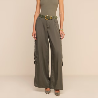 L'Agence - Isolde Cargo Pant in Ash Olive