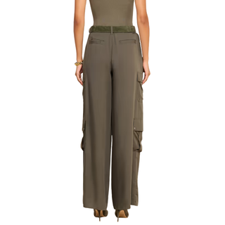 L'Agence - Isolde Cargo Pant in Ash Olive