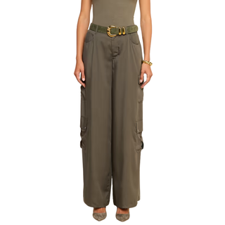 L'Agence - Isolde Cargo Pant in Ash Olive