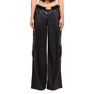 L'Agence - Isolde Cargo Pant in Black