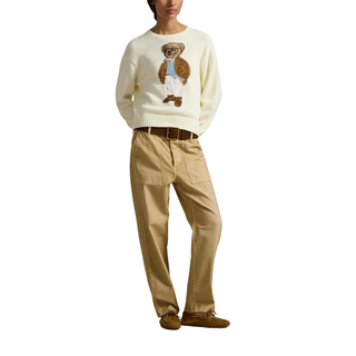 Polo Ralph Lauren - Cotton Bear Long Sleevecrewneck Pullover Sweater