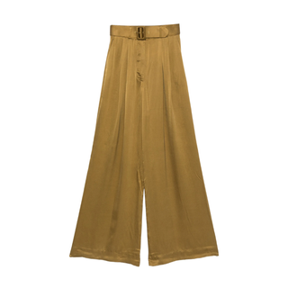Zimmermann - Silk Tuck Pant in Olive