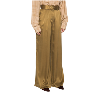 Zimmermann - Silk Tuck Pant in Olive
