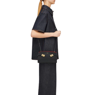 Ferragamo - Hug mini bicolor crossbody bag