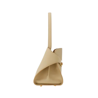 Ferragamo - Hug soft bicolor shoulder bag (M) in Stone/Burnt Ocher