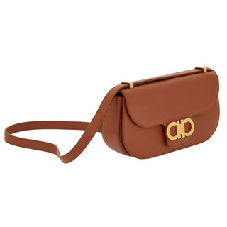 Ferragamo - Double Gancio Flap Newcognac