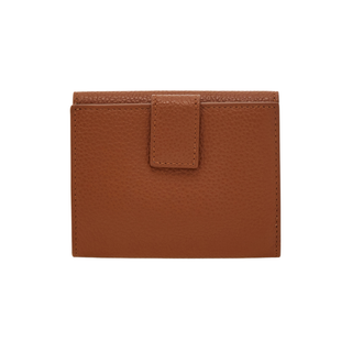 Ferragamo - Double Gancio Grainy French Wallet Newcognac/Brown
