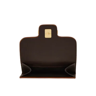 Ferragamo - Gancini Compact Wallet in Cognac