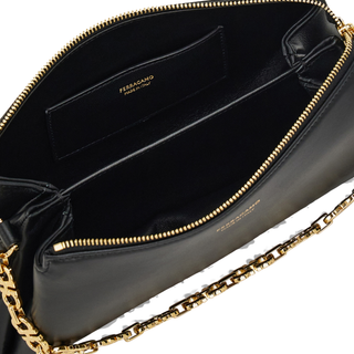 Salvatore Ferragamo - Gancini chain mini bag in Black